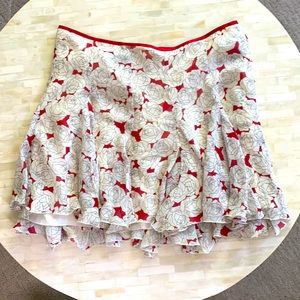 Bebe Pleated Mini Skirt | Size Large